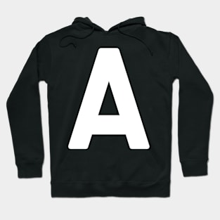 Letter A Alphabet Monogram Initial Kids Men Women Hoodie